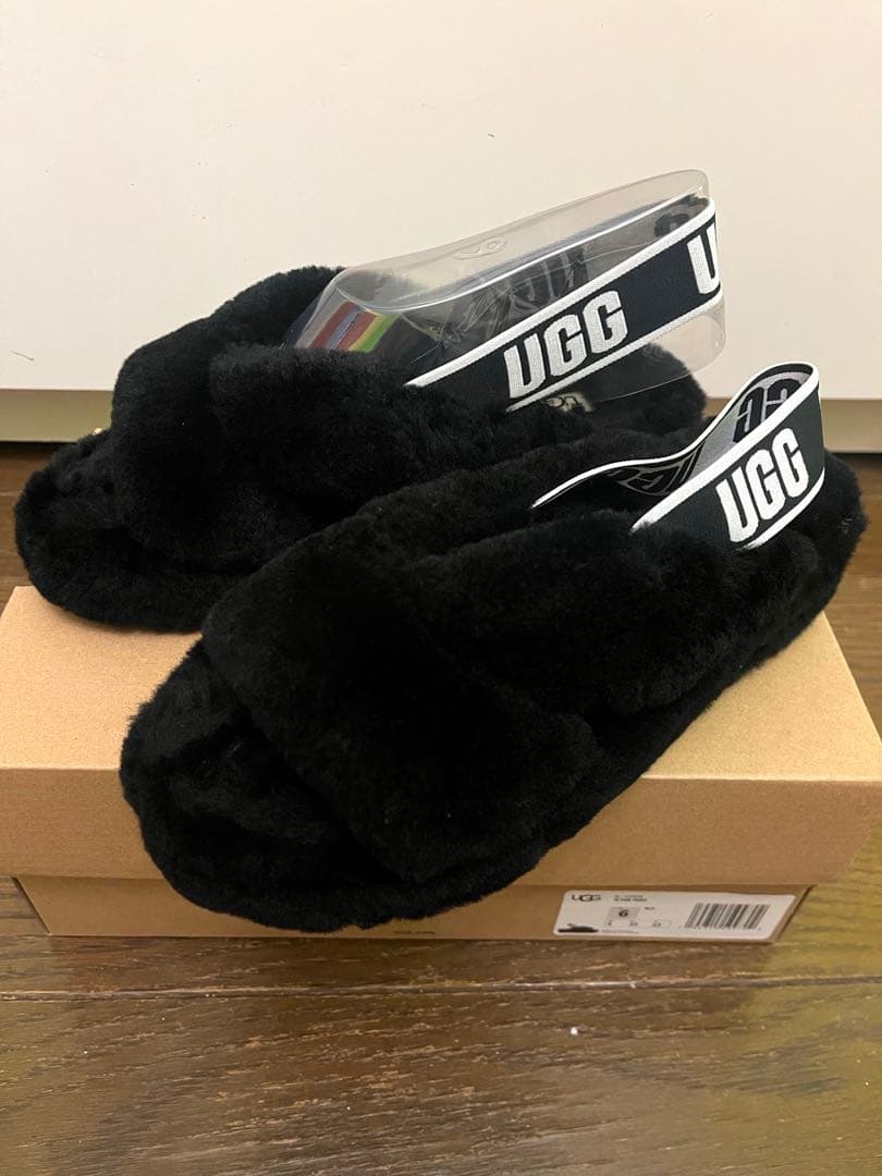 UGG 希少デザインFAB YEAH 1117935 ブラック 23cm 新品