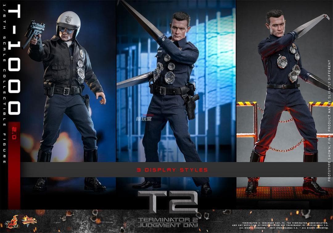 ホットトイズ 1/6 ターミネーター 2 T-1000 2.0版 MMS774