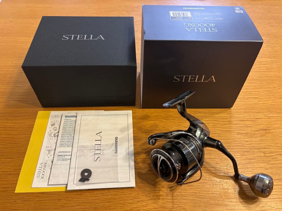 【送料無料】【美品】スピニングリール！シマノ！22 ステラ 4000XG！