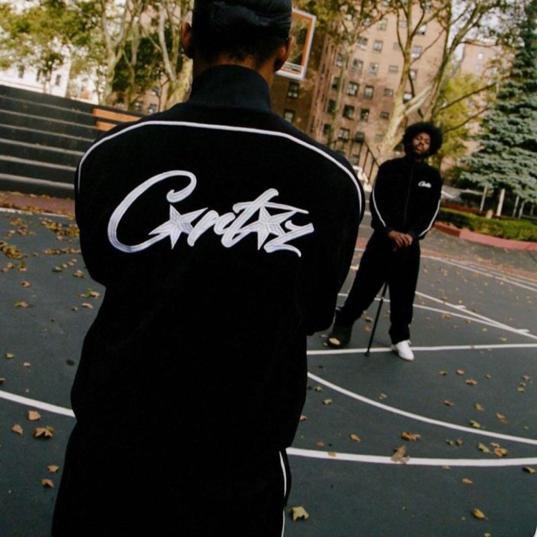 即日発送　corteizセットアップ ベロア　ブラック　Sサイズ　コーテイズ