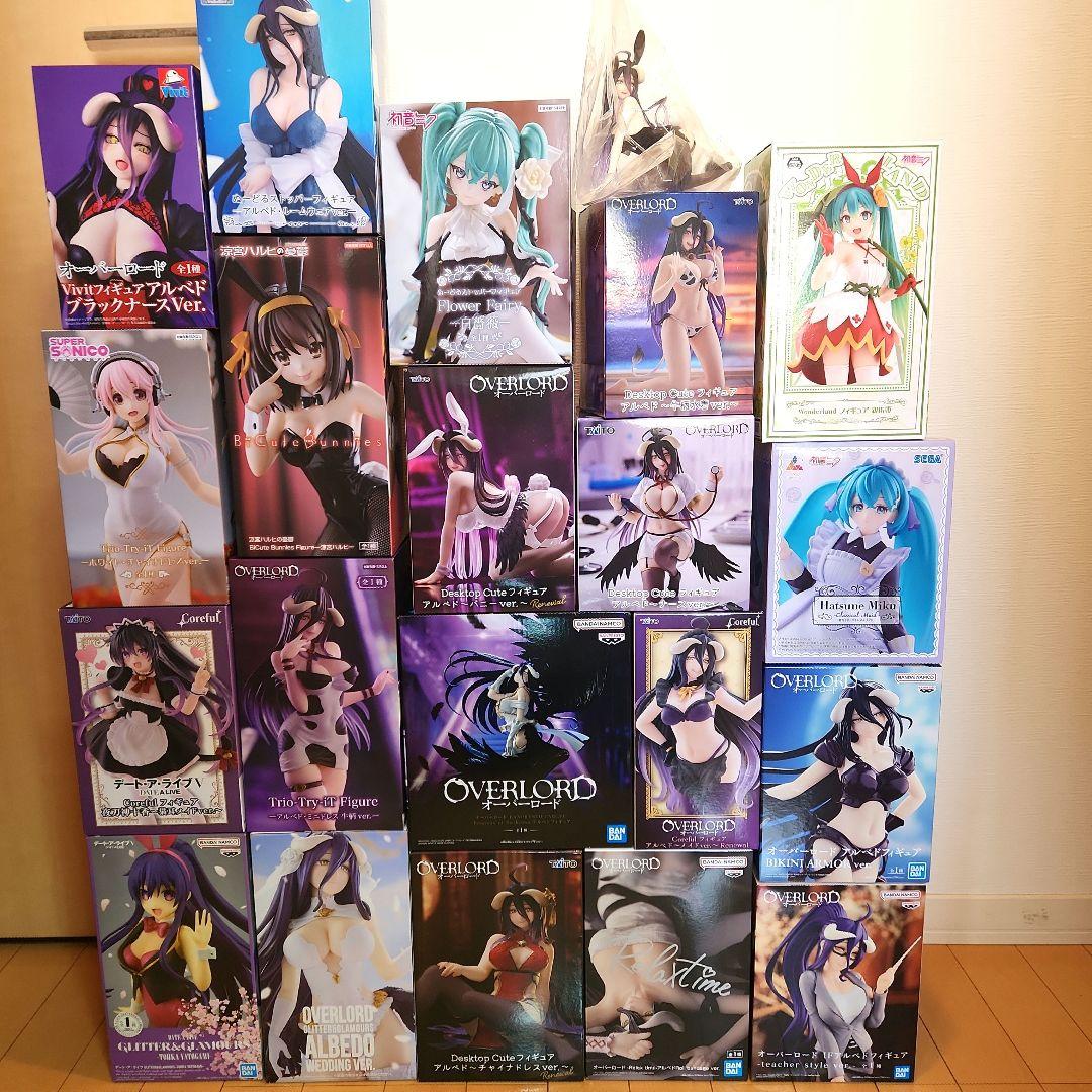 美少女　フィギュア　まとめ売り　アルベド　初音ミク　そに子　夜刀神十香　ハルヒ