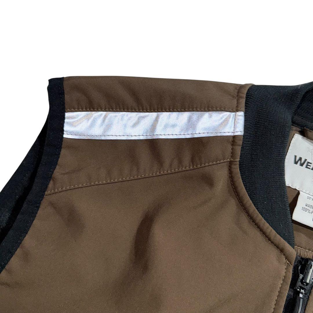 WEAR GUARD UPS ユニフォーム ワークベスト ブラウン リフレクター