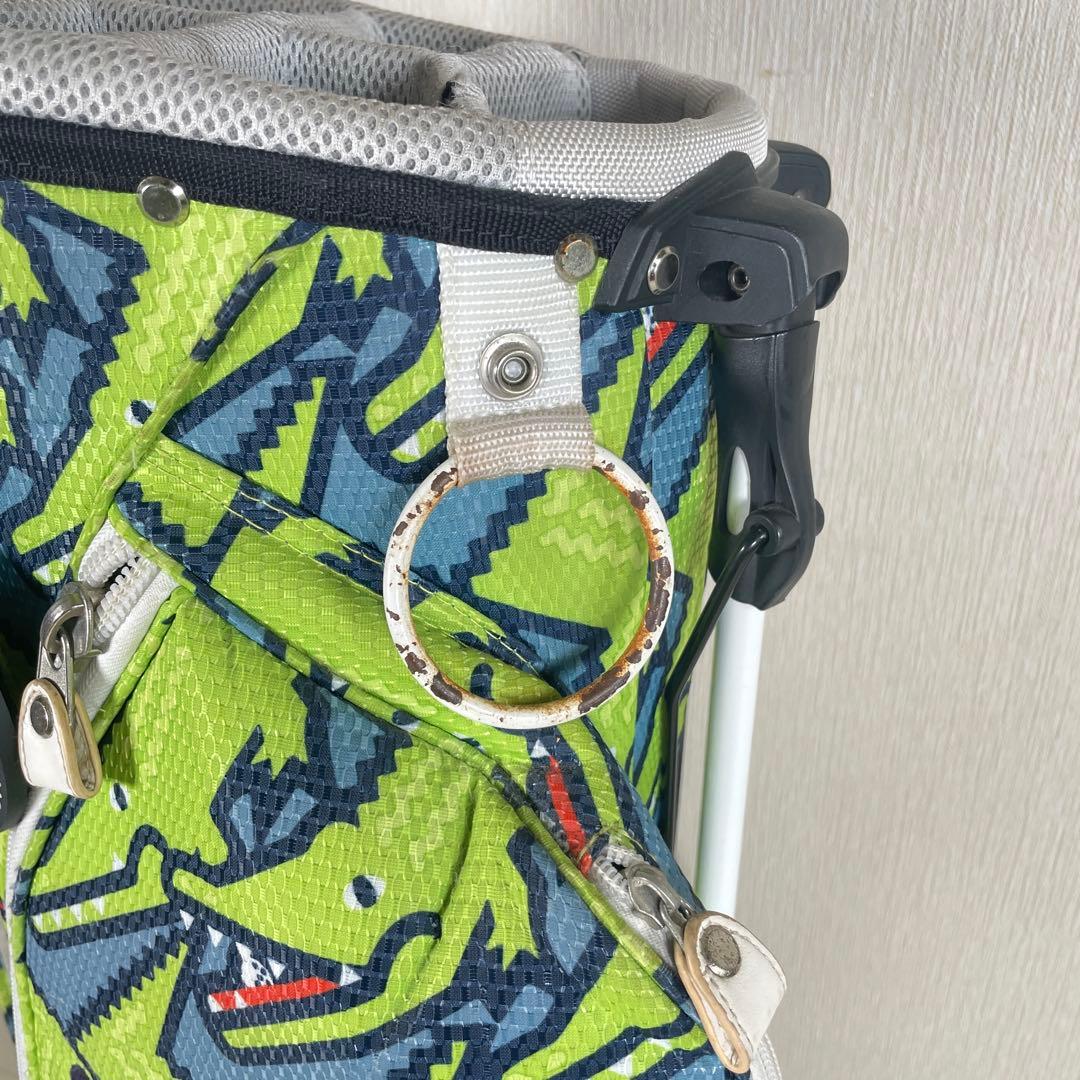 希少　パーリーゲイツ PEARLY GATES ワニ柄 キャディバッグ スタンド