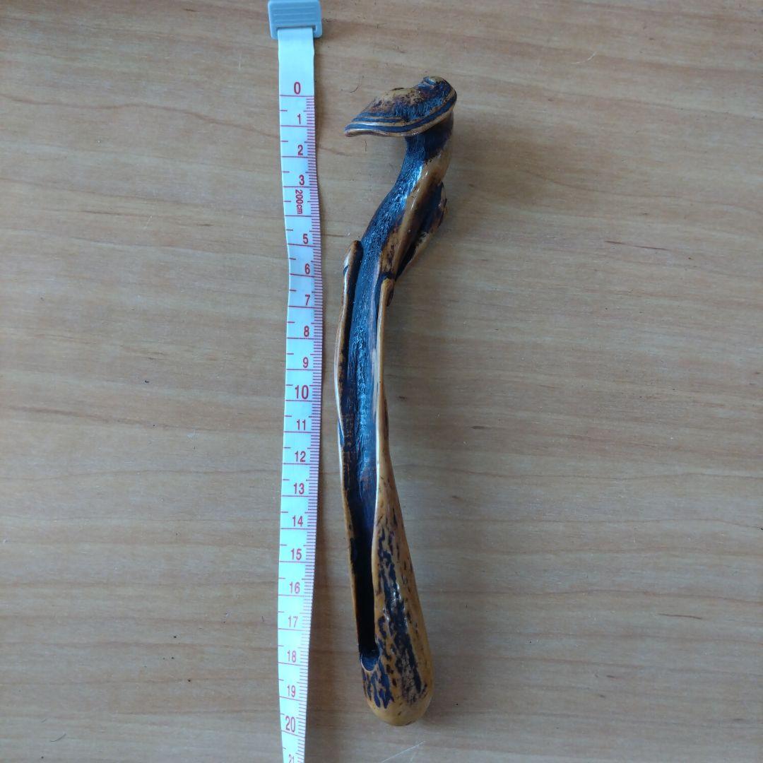 時代物　煙管入れ　煙管置き アンティーク ワラビ　鹿角？