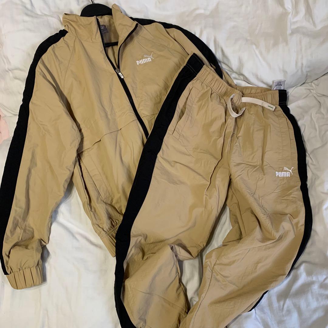 PUMA セットアップ トリコット ウインド 上下セット ウーブン M