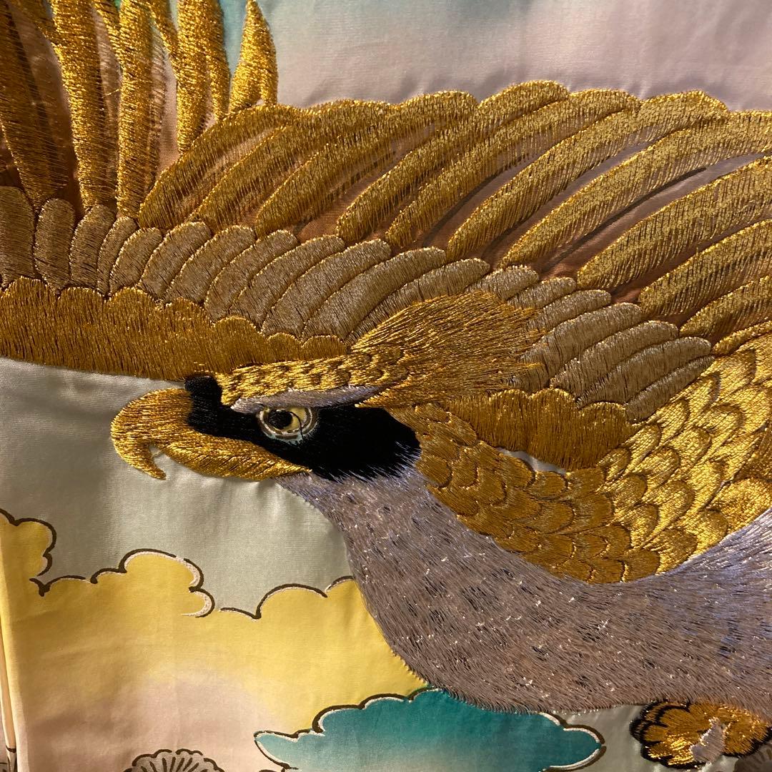 七五三　日本製　羽二重　宮参り　3点セット　5歳用　家紋あり