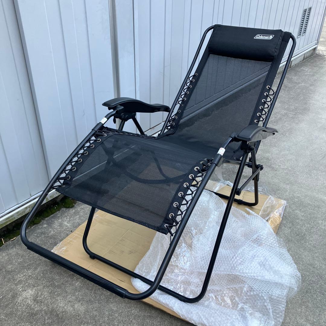 コールマン　リクライニング　メッシュチェア　ブラック　本体重量8.8Kg