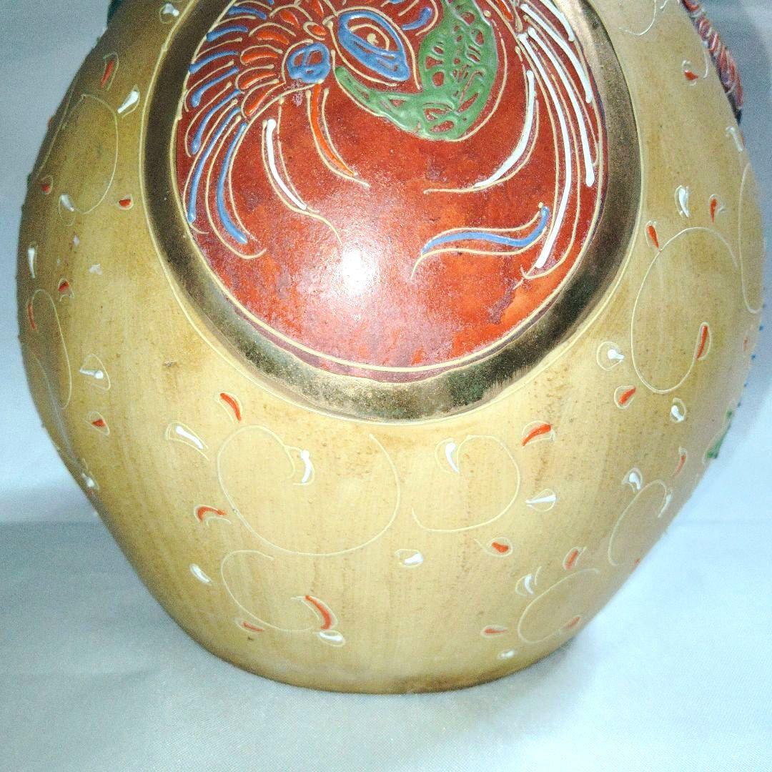 九谷焼 　布袋様　縁起物　 骨董　陶芸　 置物　 古美術　七福神　染付金彩