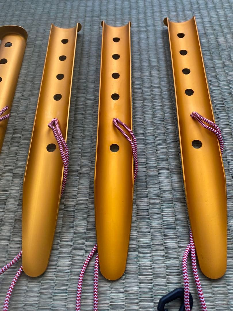 【未使用】Hilleberg ヒルバーグ　スノー&サンドペグ(6本)