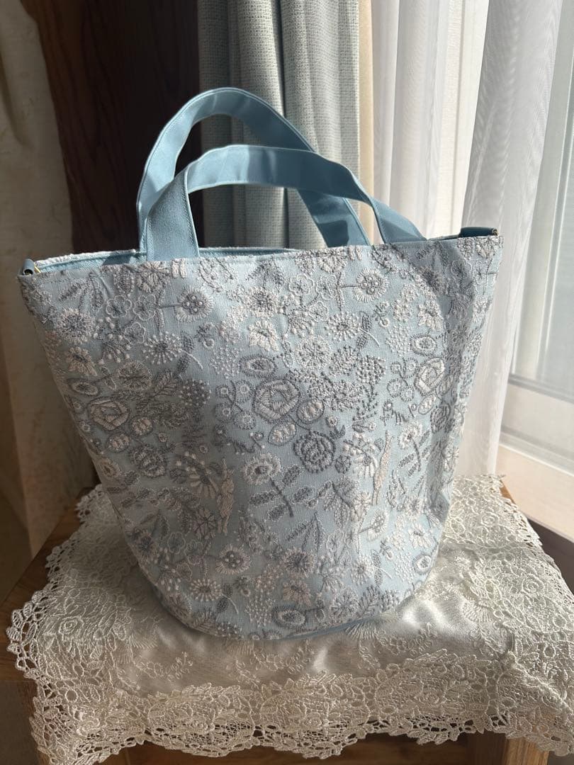 ミナペルホネン　セレブレイト　ハンドメイドバッグ