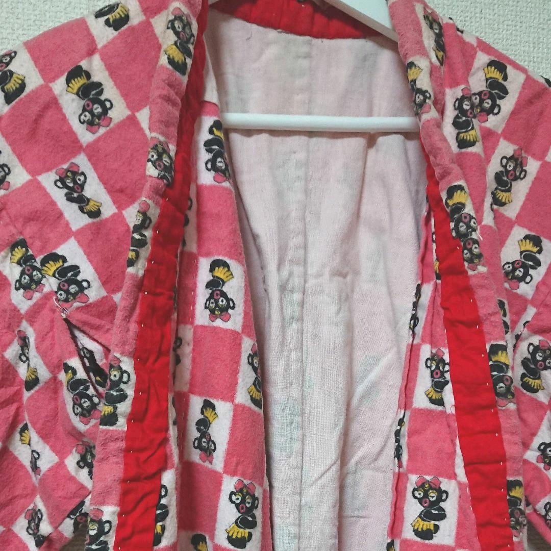 ６０年代ヴィンテージダッコちゃんの着物     アンティークダッコちゃんネル着物