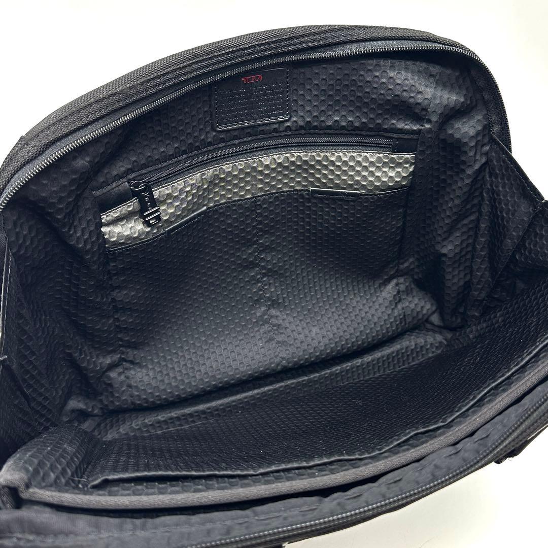 美品 トゥミ ブルックス スリム ブリーフ 2way ビジネスバッグ ベルト付き