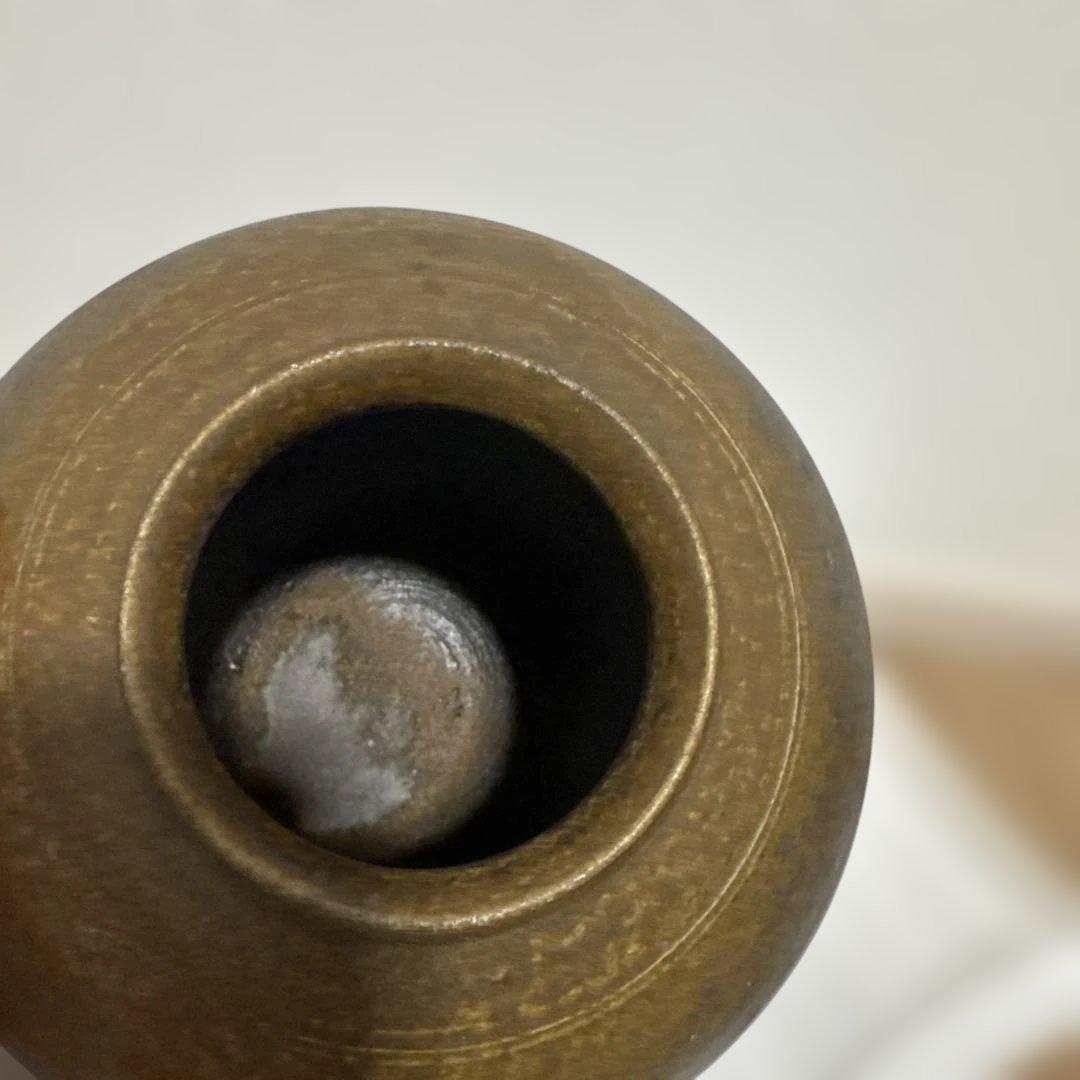 備前焼 花器 榊原清人 天人窯 備前市無形文化財 箱あり