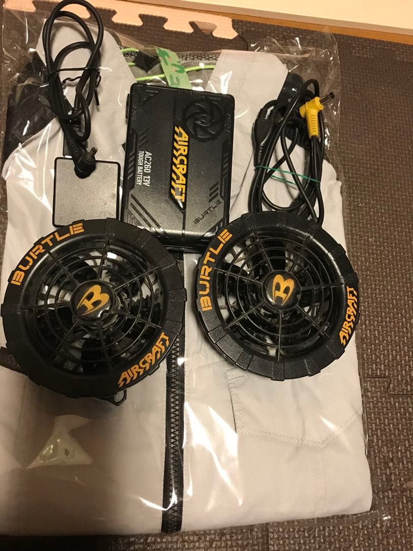 Burtle AirScarf 13v扇風機 充電器付き