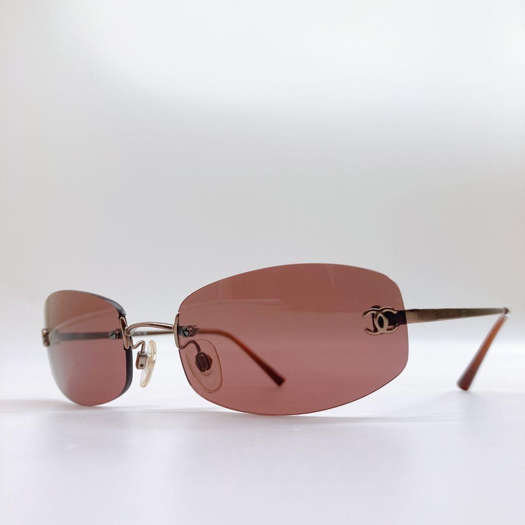 ✨美品✨ CHANEL シャネル サングラス 4002 ワインレッド ココマーク
