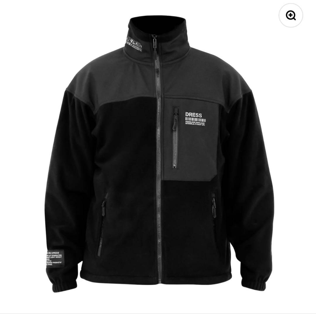 ドレス　タクティカルフリースジャケット　新品　L DRESS ブラック