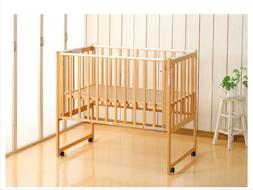ベビーベッド　ハイタイプベッドハイクラウン(立ちベッド)