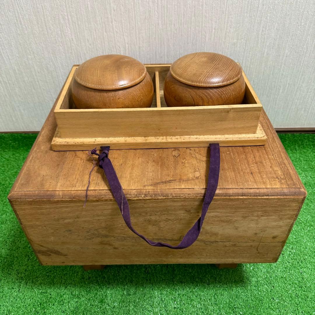 新榧碁盤　碁石セット