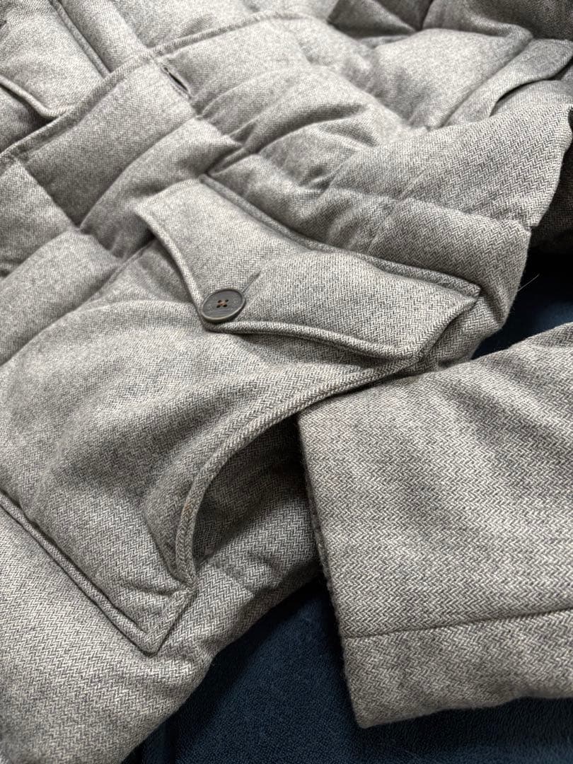 定価37.8万 ヘルノ×ロロピアーナ 最高級カシミヤシルク フーデッドダウン48