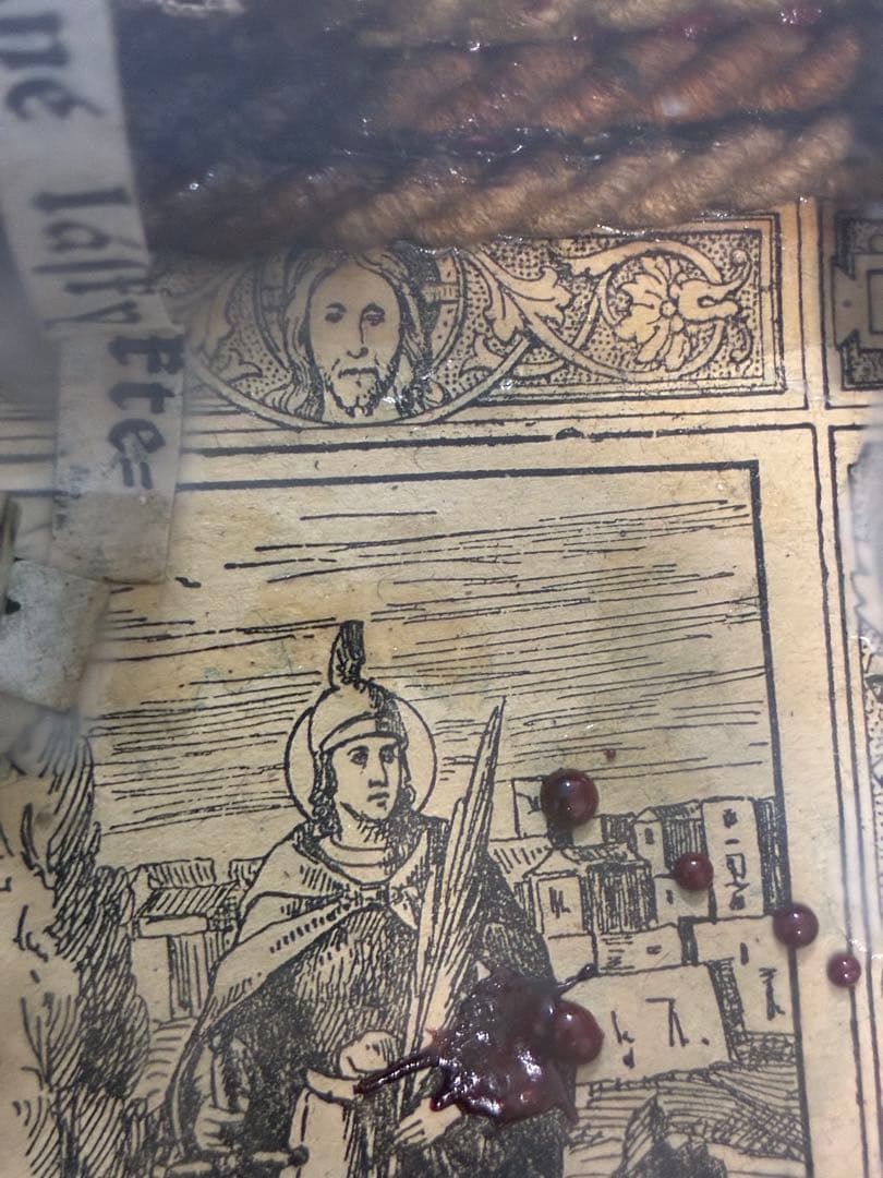 聖遺物 レリクアリー アンティーク装飾フレーム フランス ブロカント 宗教