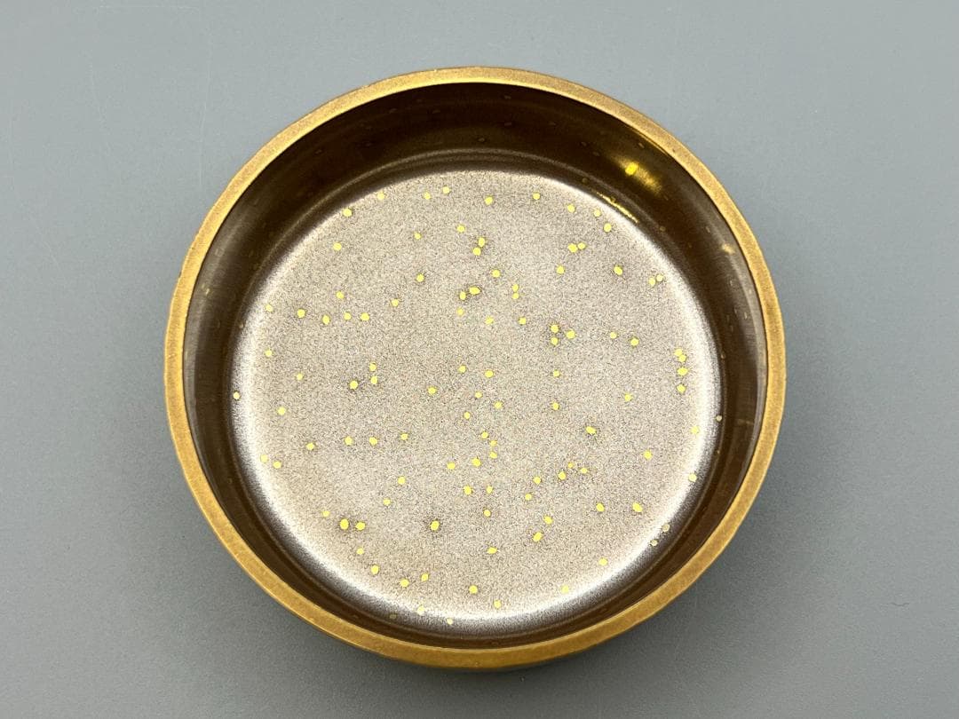 大棗　月に萩　内銀地平目　英文作　共布　共箱付き　作家物　茶道具　未使用