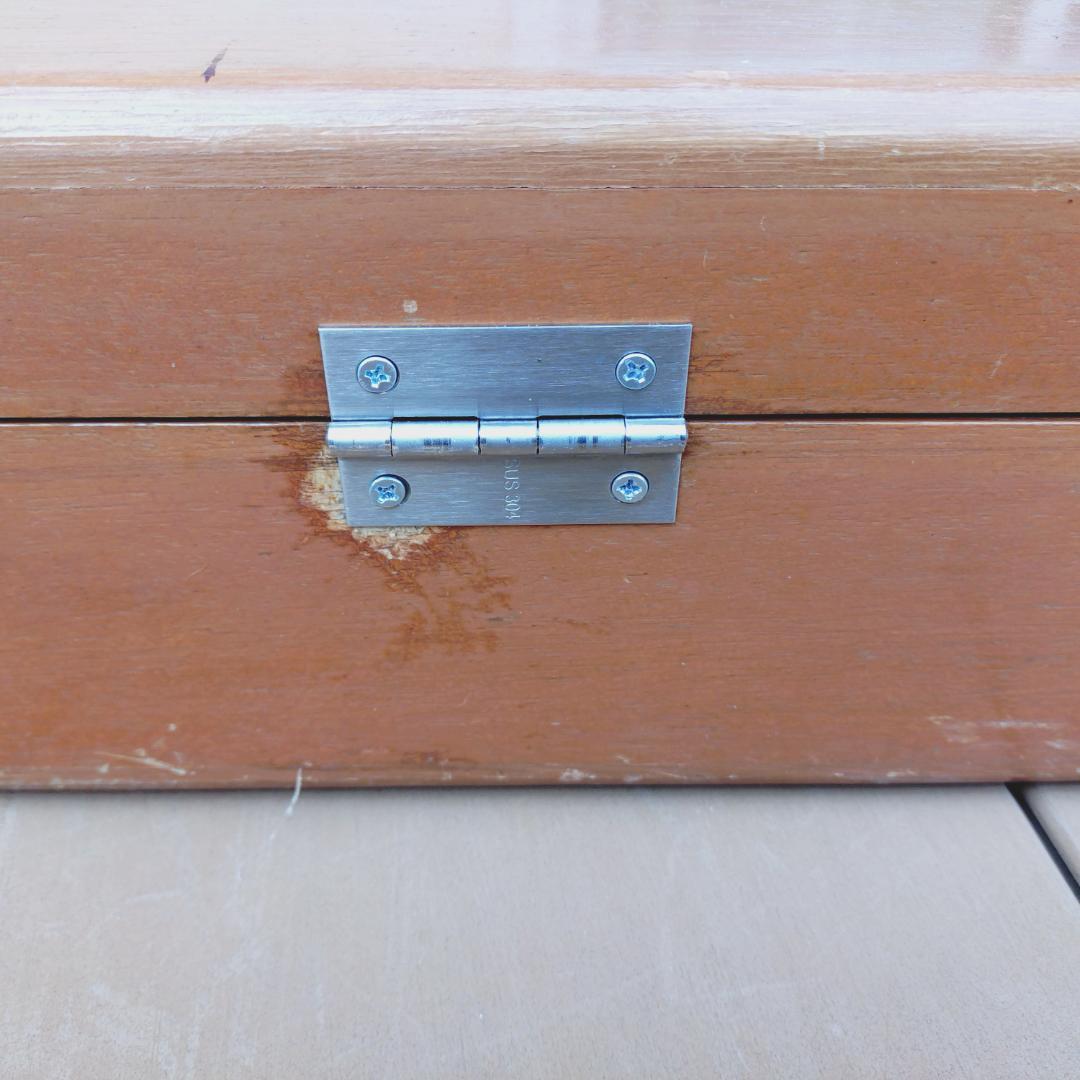 （昭和レトロ）サッポロビール　リボンシトロエン　木製ケース　仕切り板付き