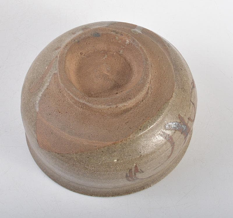 茶道具　唐津焼　絵唐津　茶碗　時代箱　V　R5259