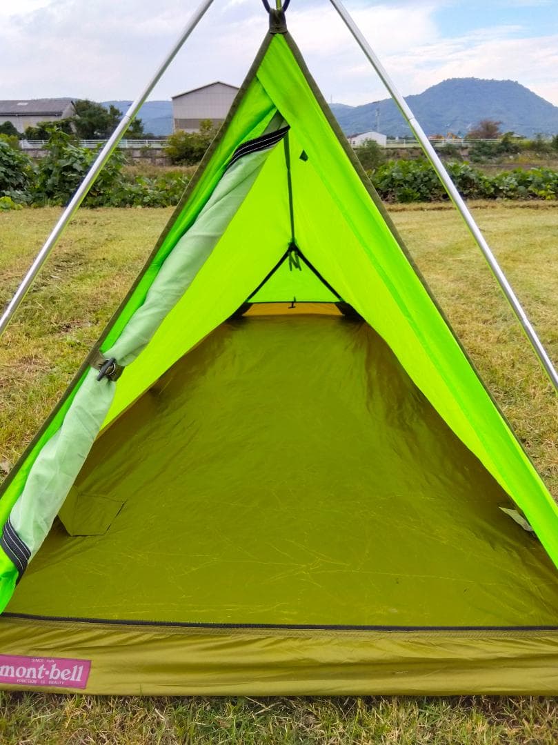 ☆モンベル☆ムーンライト1型テント☆mont-bell☆ゆるキャン☆グリーン☆