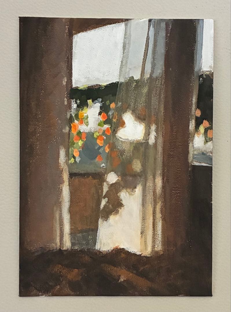 アクリル画　風景　1127