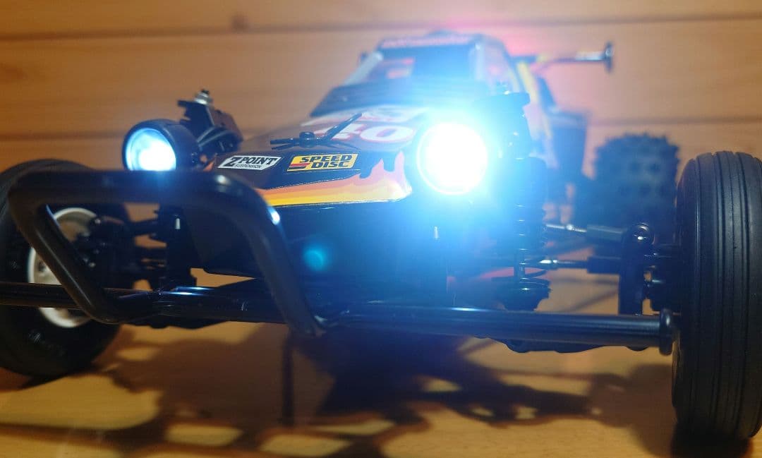 RCホーネットEVO.(LEDライト付)タミヤ＆プロポ＆バッテリー充電器完成品