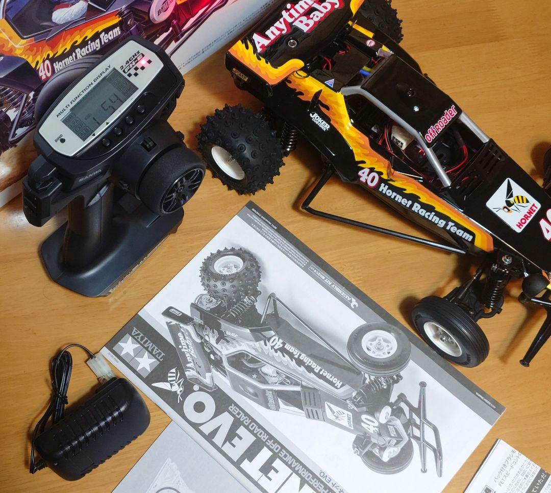 RCホーネットEVO.(LEDライト付)タミヤ＆プロポ＆バッテリー充電器完成品