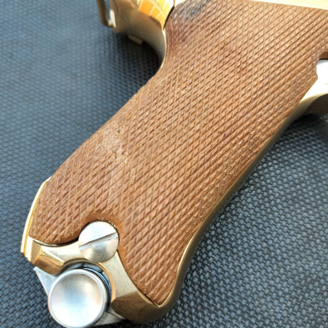 マルシン ルガーＰ08 8インチ 金属モデルガン 22KGP SMG