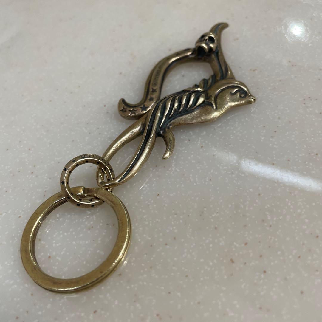 garcia カラビナ キーリング スワロー スカル