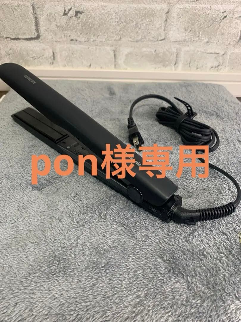【比較的美品】Panasonic ナノケアストレートヘアアイロンEH-HS0J