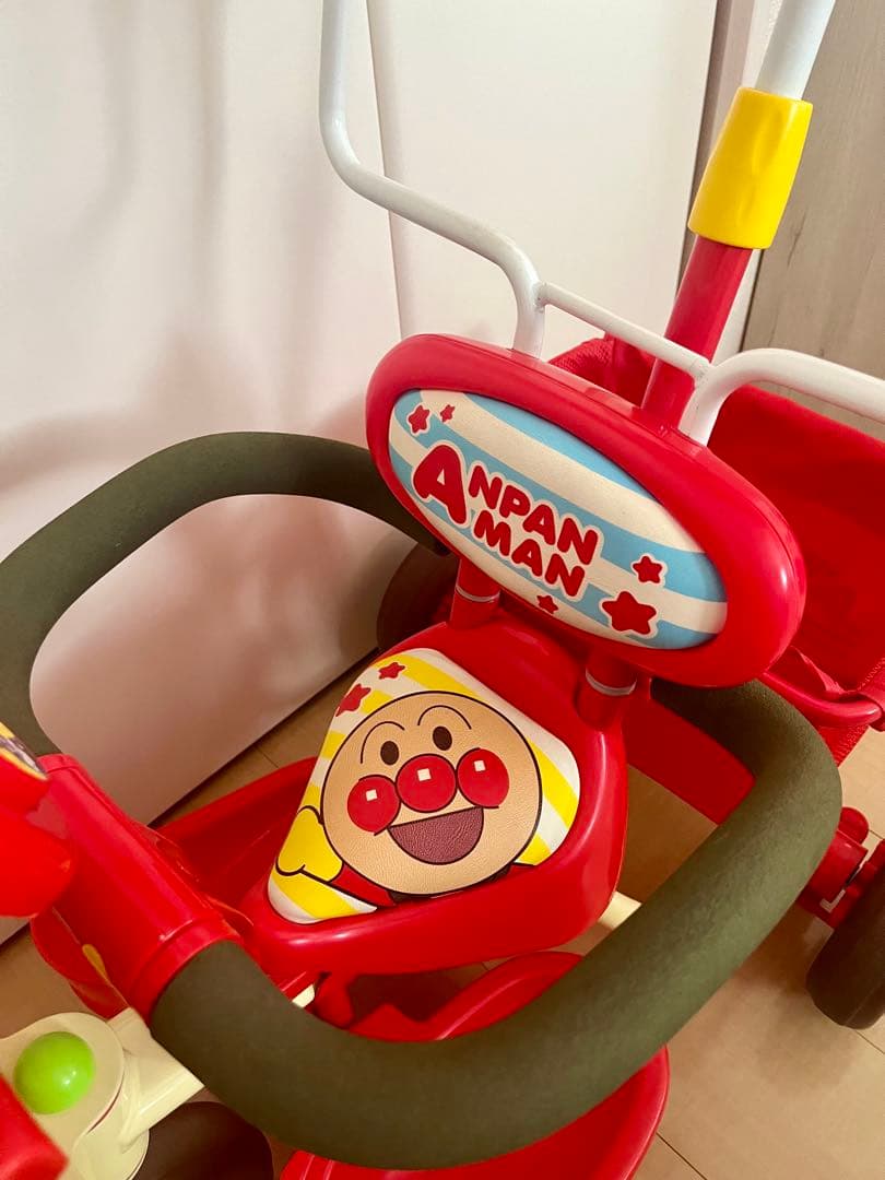 アンパンマン デラックスⅡ 三輪車 赤