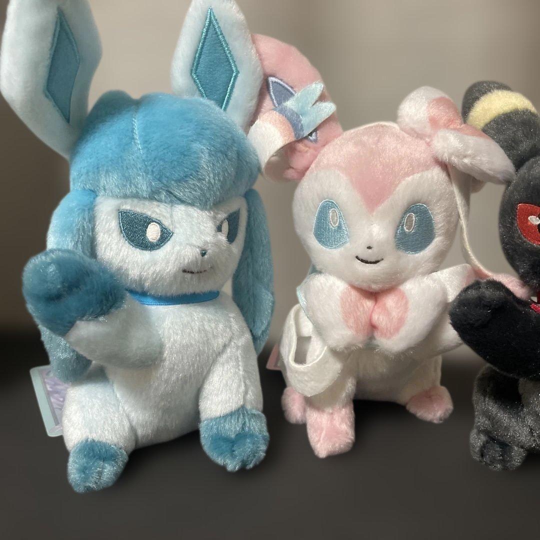 グレイシア ニンフィア ブラッキー ぬいぐるみセット イーブイコレクション