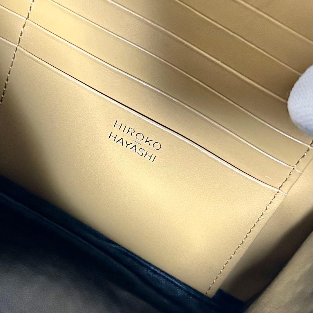 【美品】HIROKO HAYASHI ヒロコハヤシ オッティカ チェーン付長財布