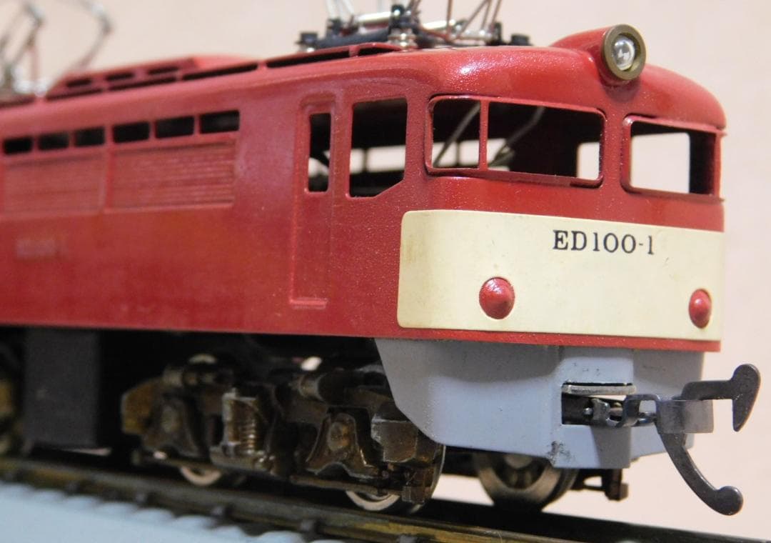ＫＴＭ　カツミ模型店　ＨＯゲージ　ＥD１００　自由形電気機関車（昭和４０年代製）