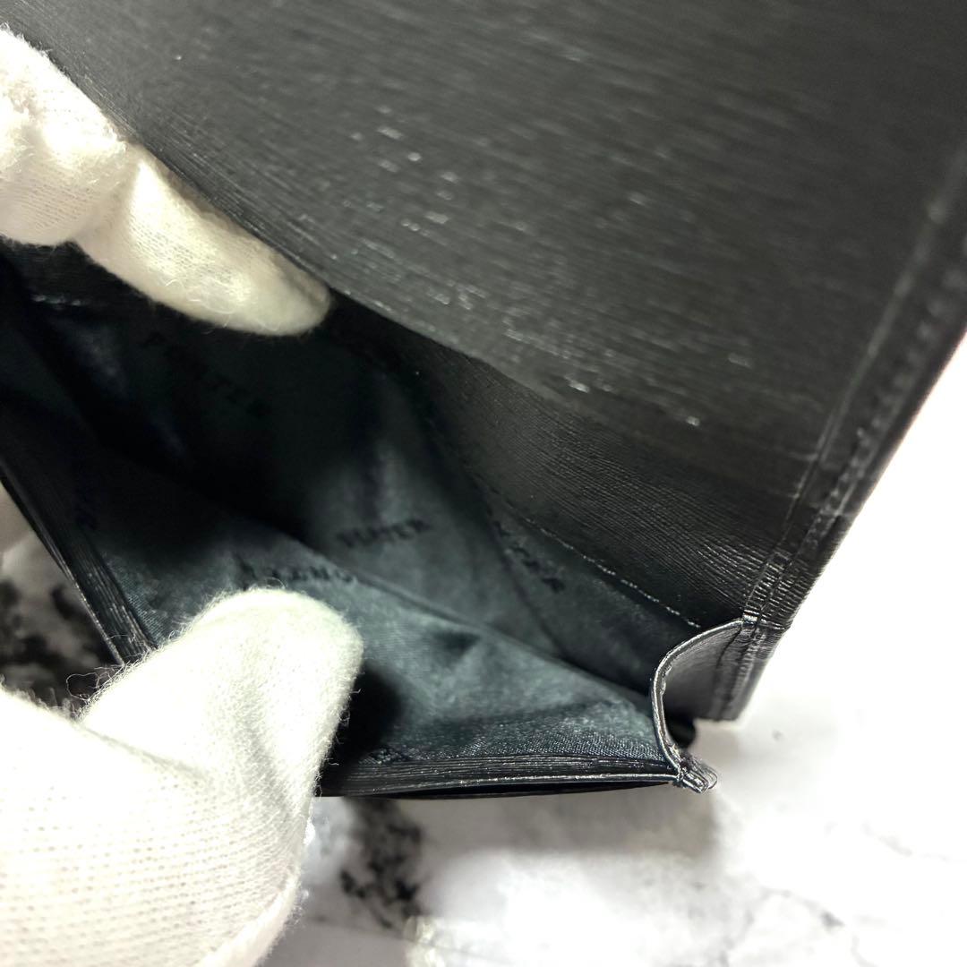 ほぼ未使用 PORTER 名刺入れ カレント カードケース 吉田カバン ブラック