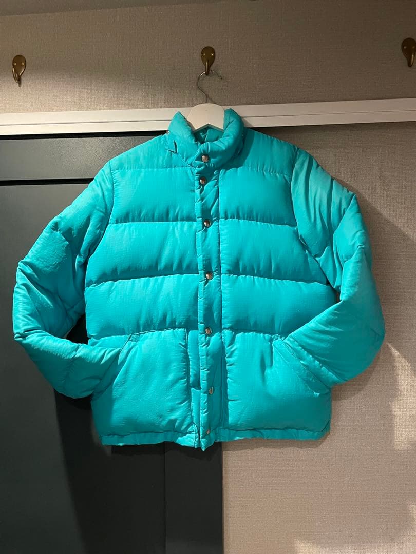 実寸S 90s Crescent Down Works ZipSnap Down