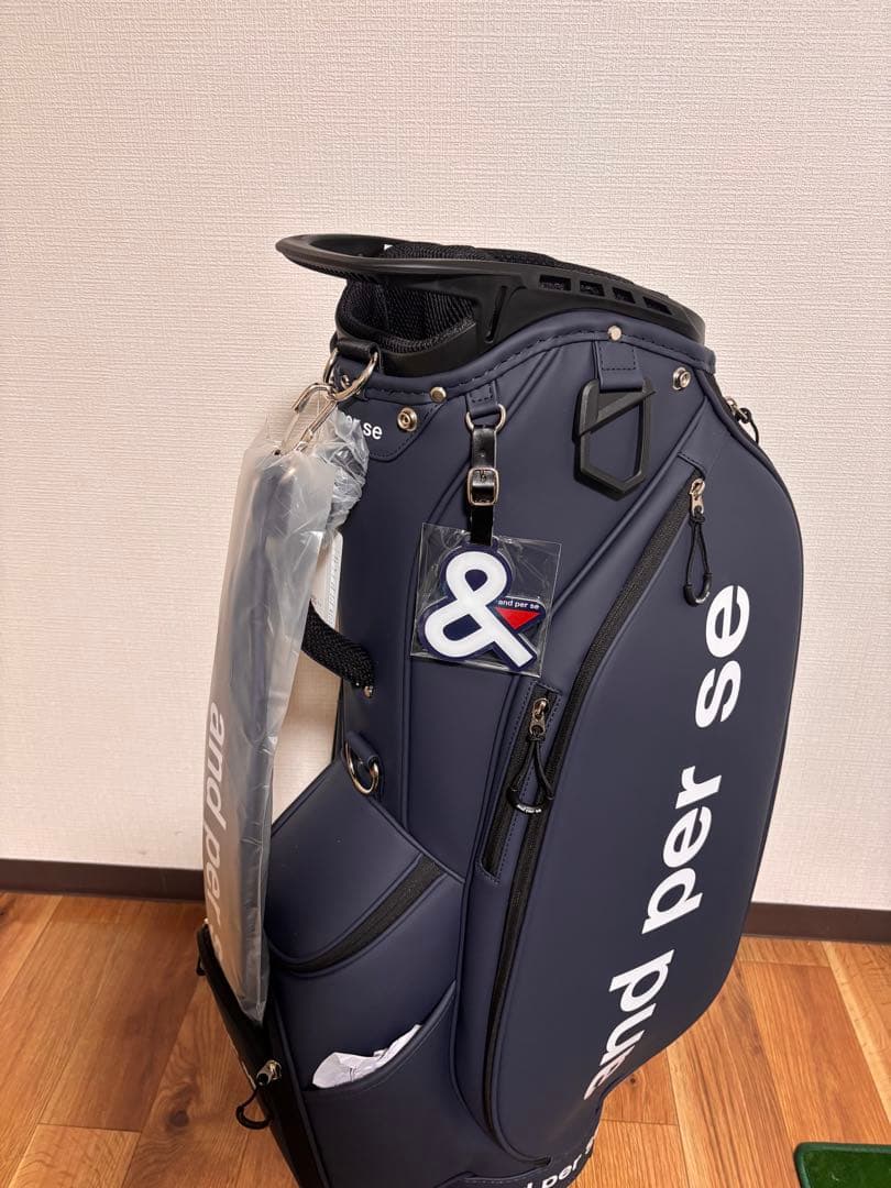 and per se ゴルフバッグ ネイビー
