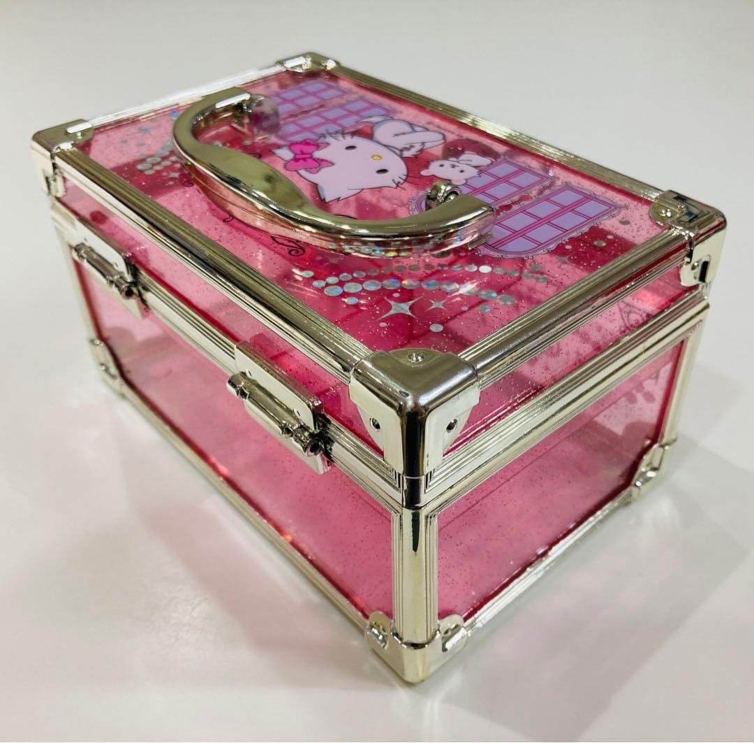 【美品】チャーミーキティ ✨️レア✨️ バニティケース 2005 レア ピンク ラメ