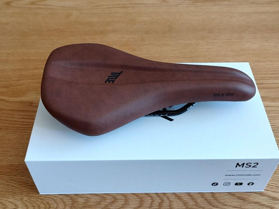 新品未使用 TITLE MTB MS2 Saddle タイトル サドル ブラウン
