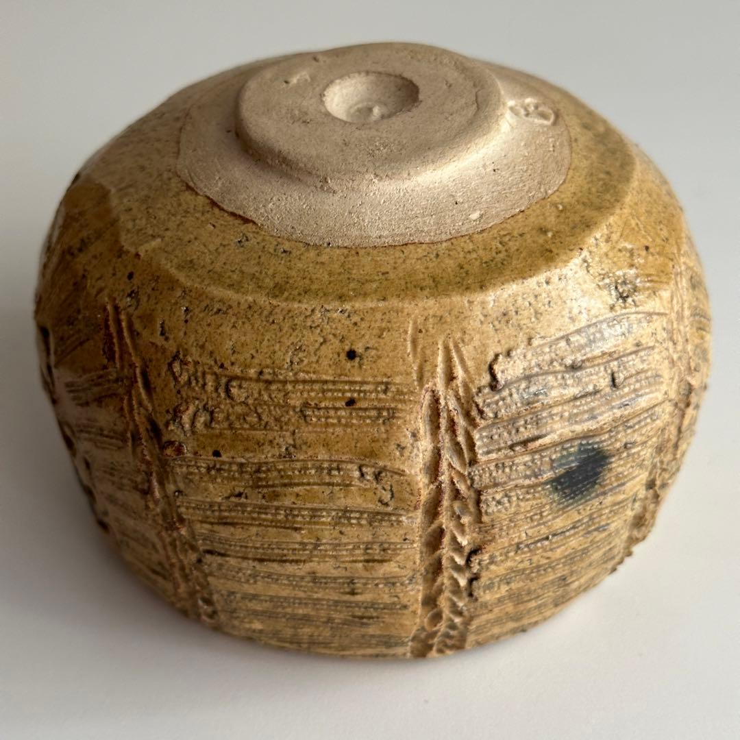 加藤春二 瀬戸焼 茶器 黄瀬戸 俵形 茶碗 共箱