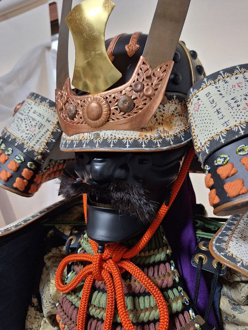 等身大甲冑、鎧兜、着用鎧兜