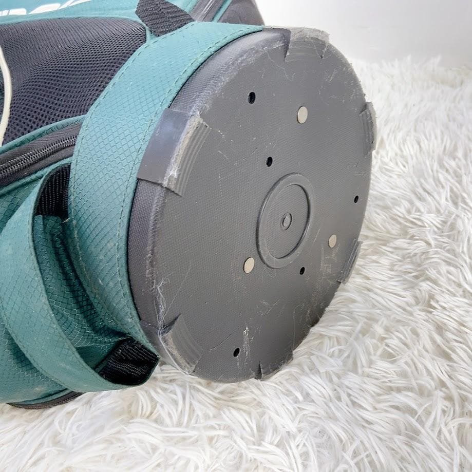 アディダス ADIDAS キャディバック ゴルフバック グリーン 9型～★