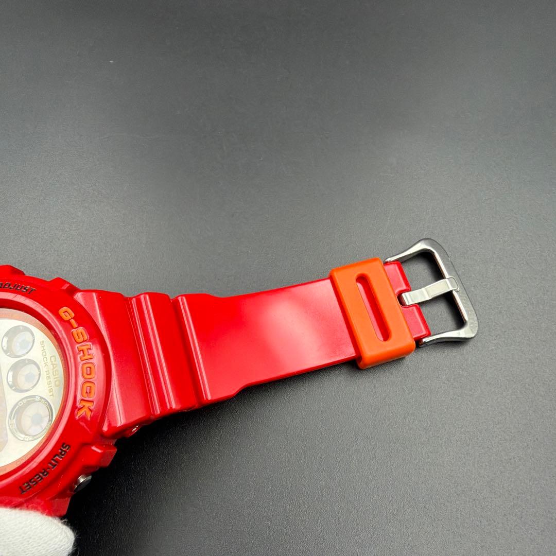 CASIO G-SHOCK DW-6900CB クレイジーカラー 赤 レッド