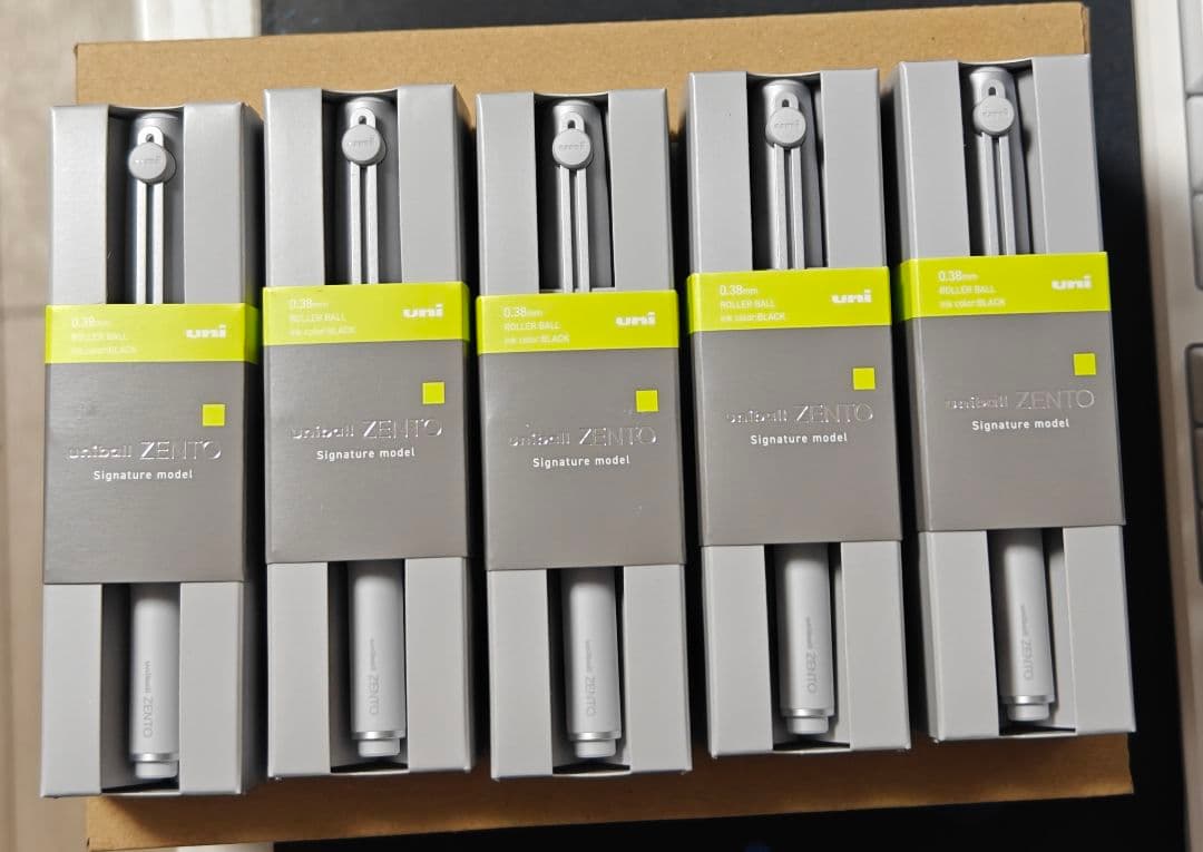 uni ball ZENTO Signature model ボールペン　5本