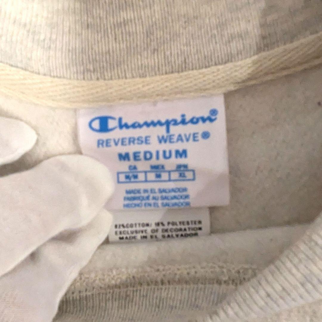 ★*様 美品 MoMA Championリバースウィーブロゴ入りトレーナー グレ