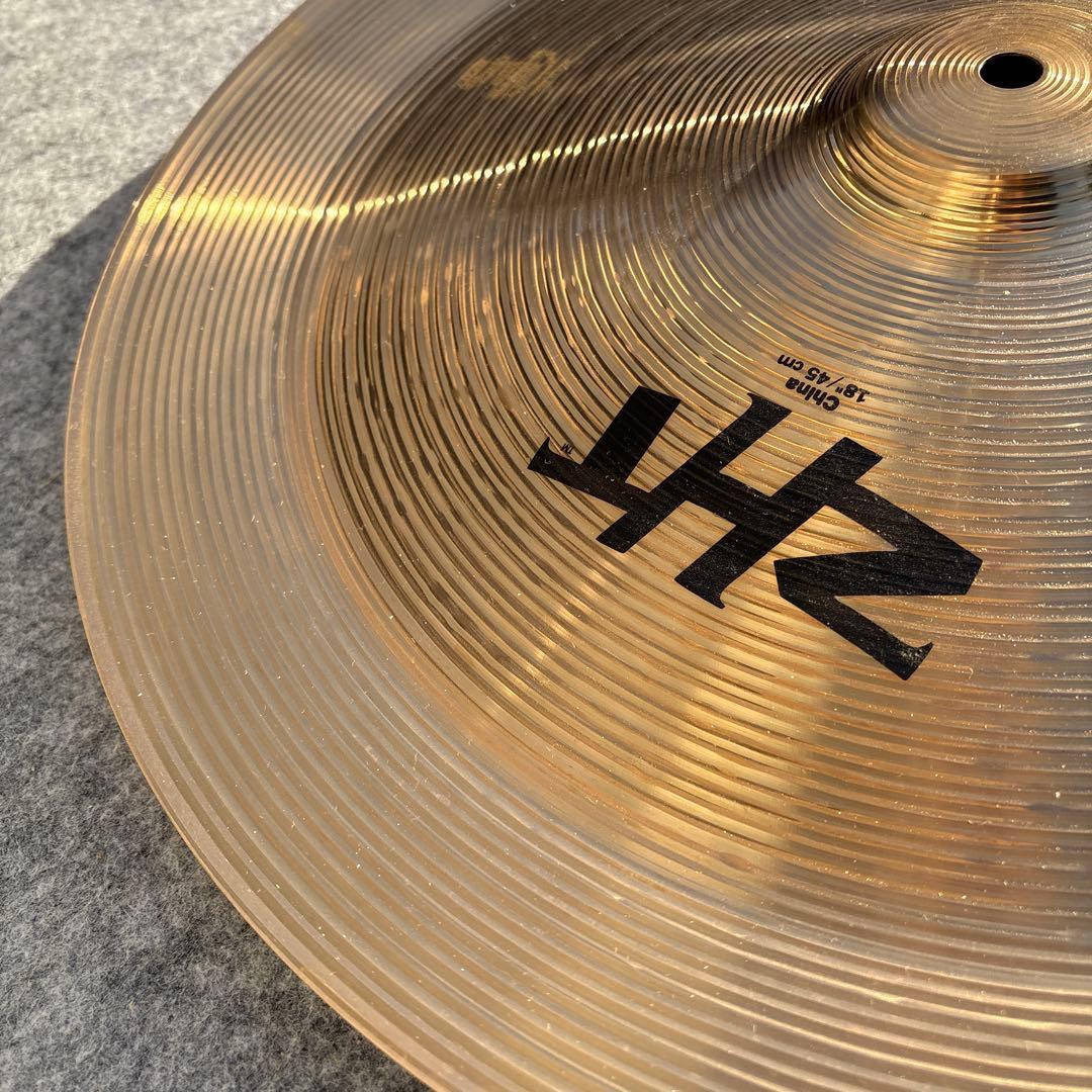 【送料込】Zildjian ZHT 18\" チャイナシンバル【美品】